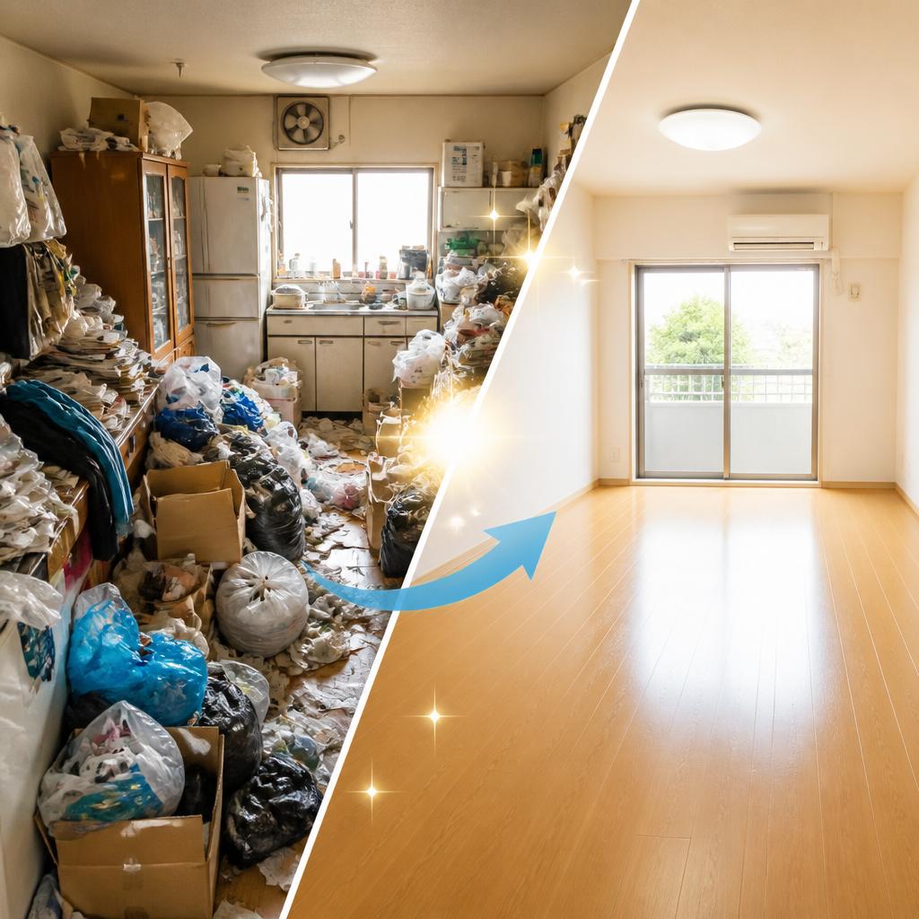 泉大津市のゴミ屋敷片付けはお任せ！迅速・丁寧な対応で新しいスタートをサポートします！