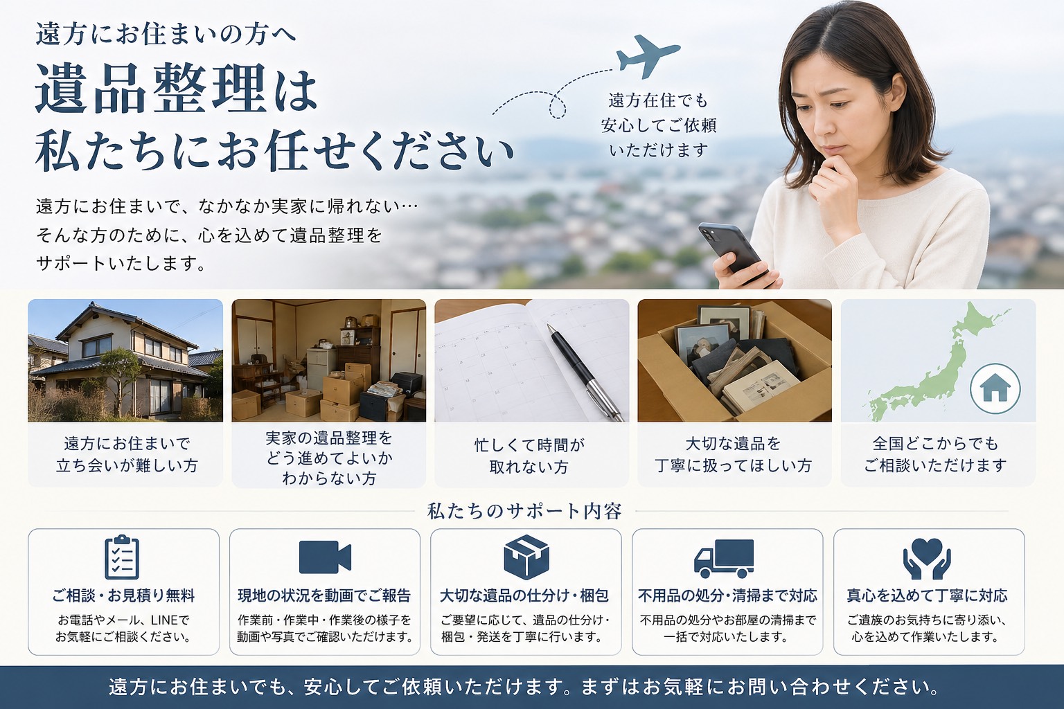 実際の遺品整理の流れ