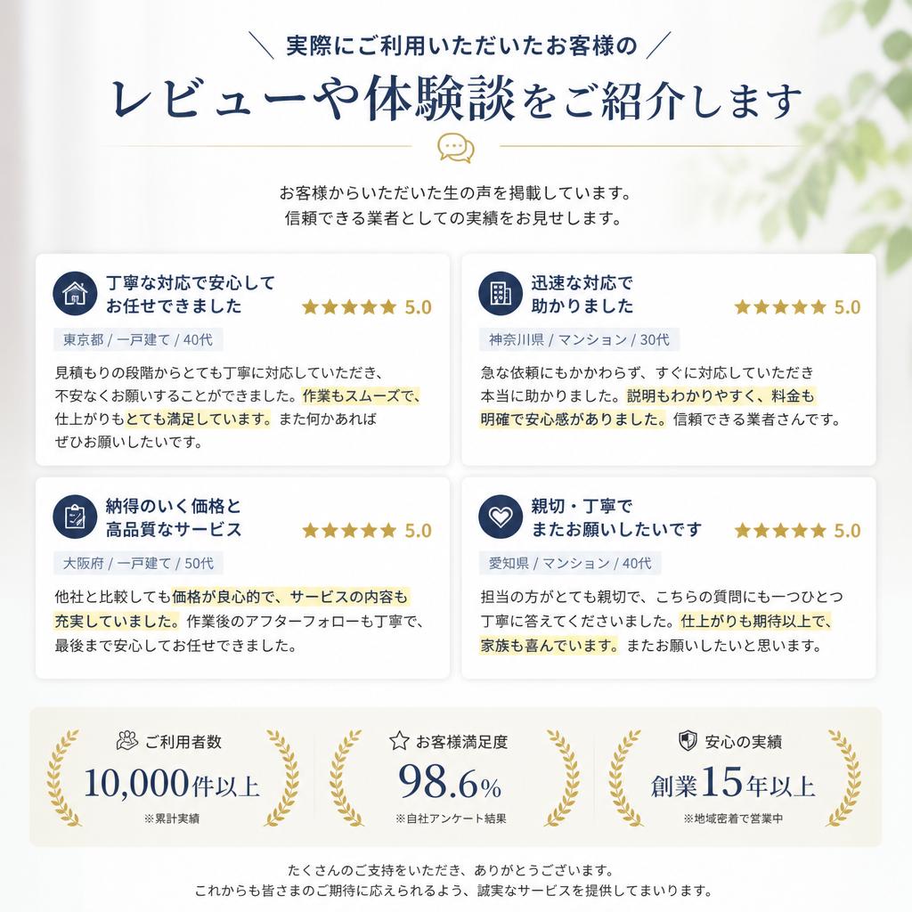 お客様の声